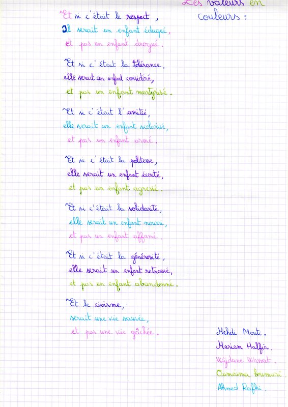 Poeme Sur Le Respect De La Vie